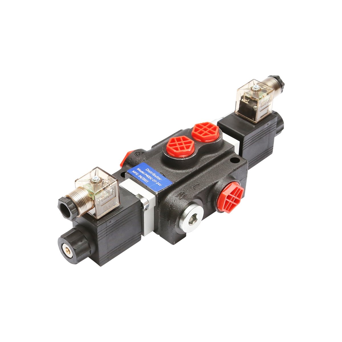 Distribuitor hidraulic P40 electromagnetic cu 1 cale, 24V Breckner Germany